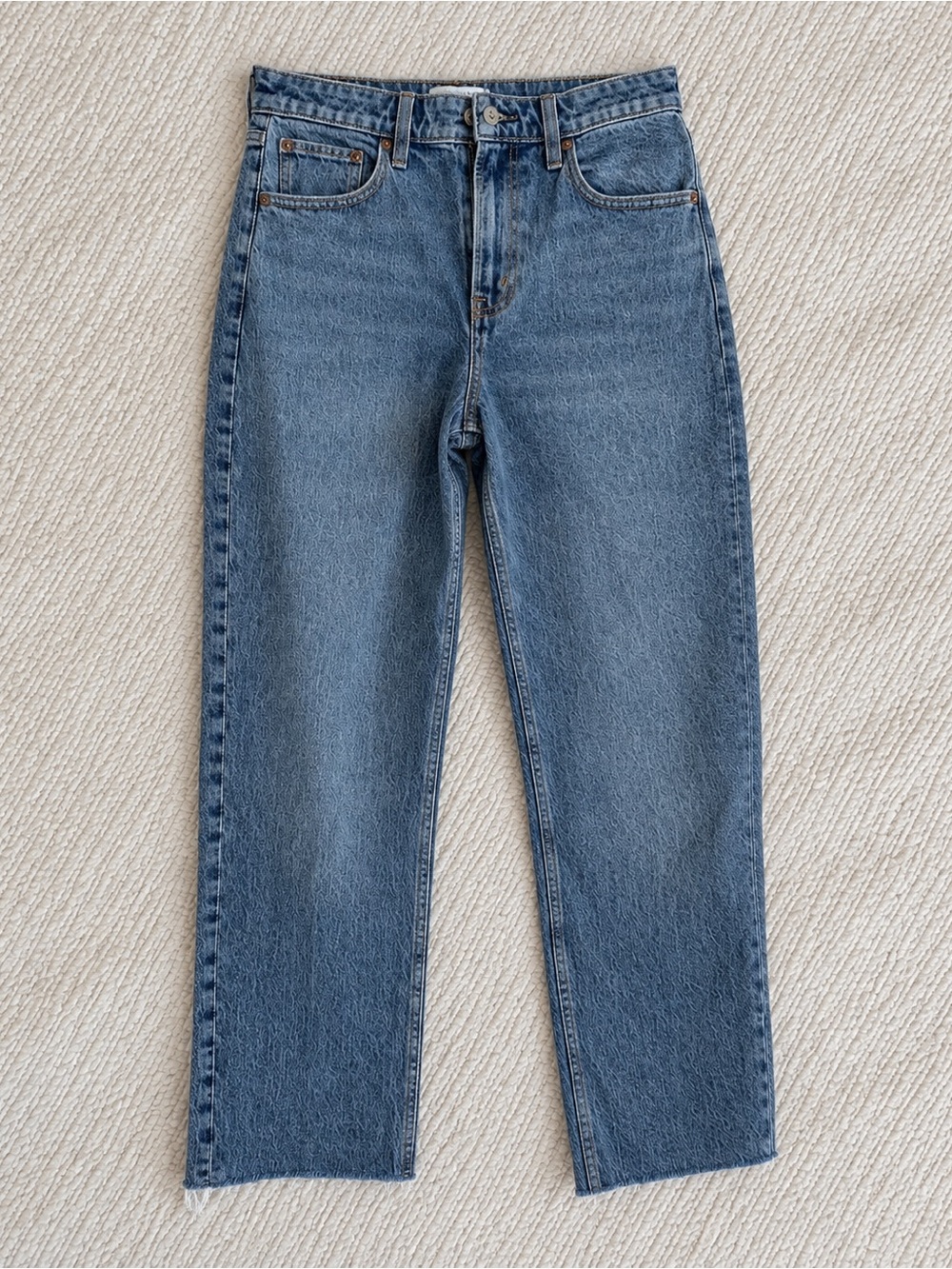 Abercrombie & Fitch Women's High Rise 90’s Straight